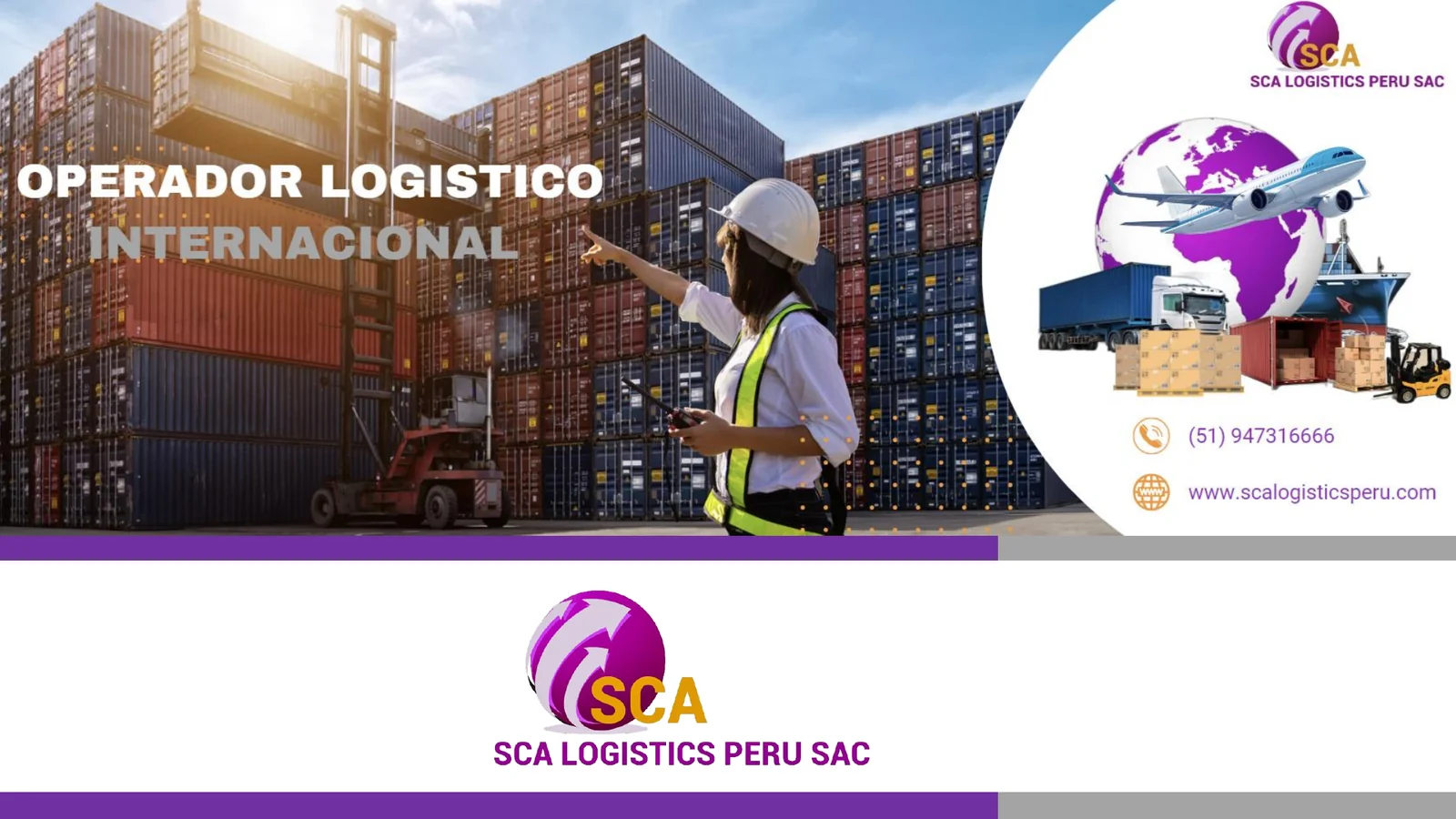 Brochure SCA Logistics Perú página 1